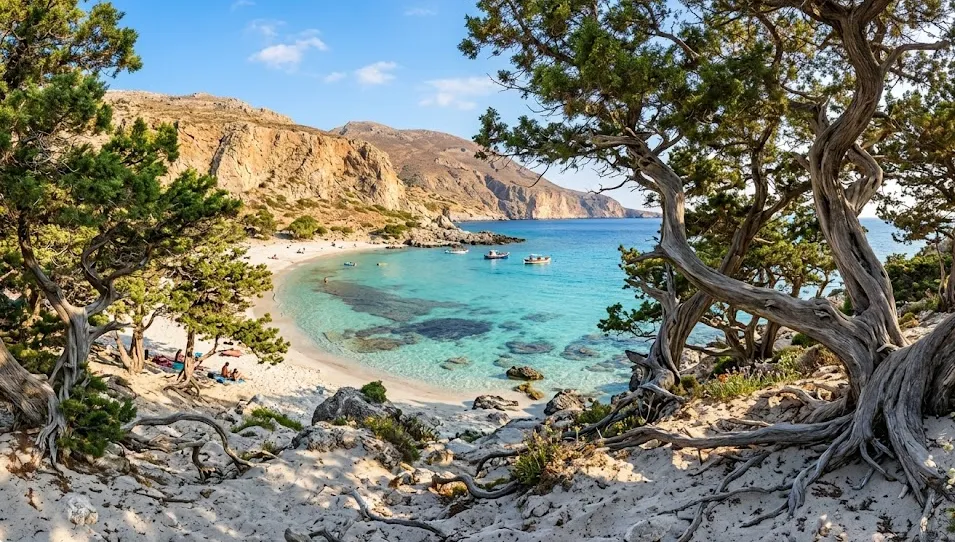 Plaja Kedrodasos din Creta