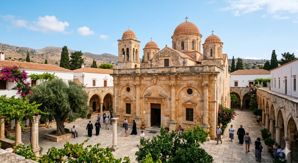 Manastiri pe insula Creta