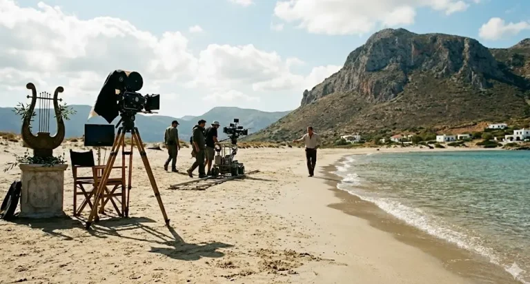 Creta platou de filmare. Zorba Grecul, Insula