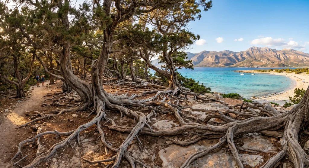 Padurea de cedri, excursie pe insula Chrissi