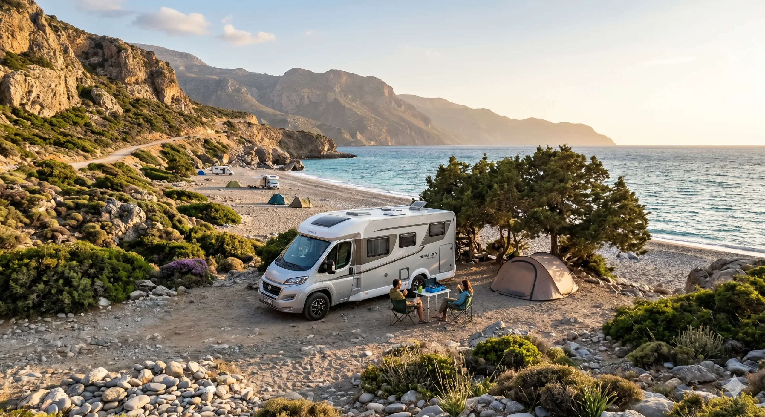 camping off în Creta