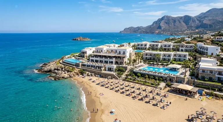 Hoteluri pe plaja in sudul Cretei
